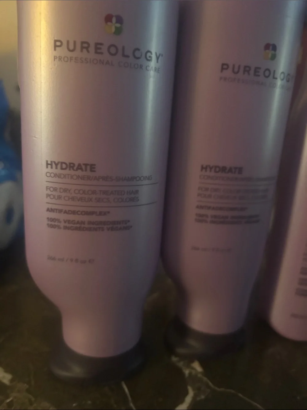 Pureology Hydrate Set in Lavender Purple LOT OF 6 brand new just in .